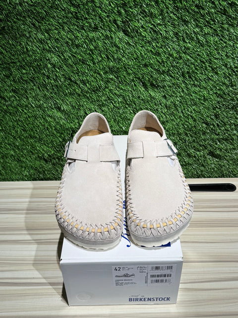 Birkenstock London Braided Kith Birch Sz 9