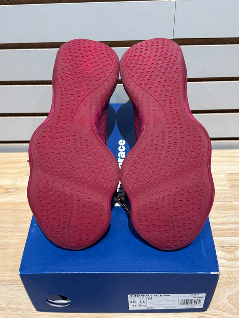 adidas Humanrace Sičhona Burgundy Sz 10
