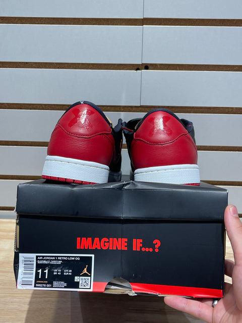 Jordan 1 Retro Low OG Banned Sz 11