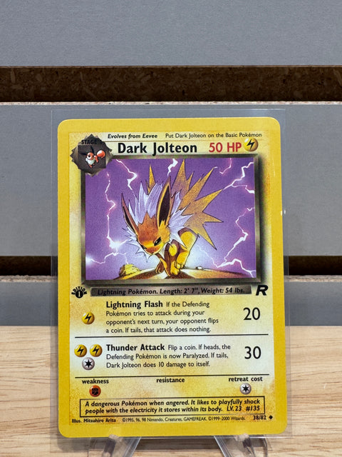 Dark Jolteon - Pokemon Team Rocket (TR) (First Edition)