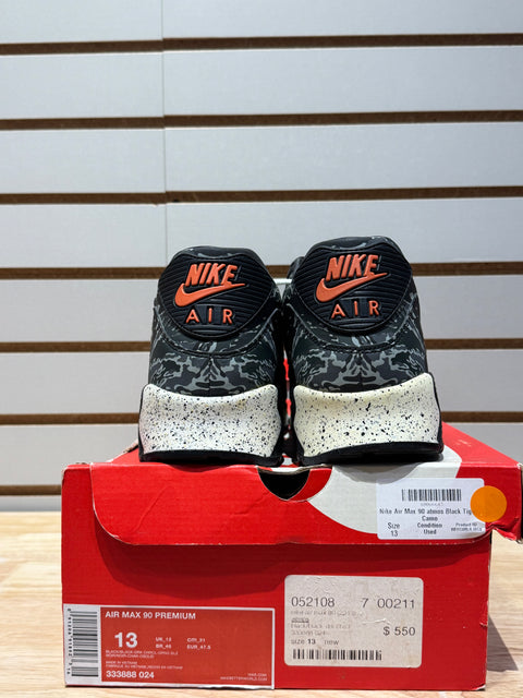 Nike Air Max 90 atmos Black Tiger Camo Sz 13