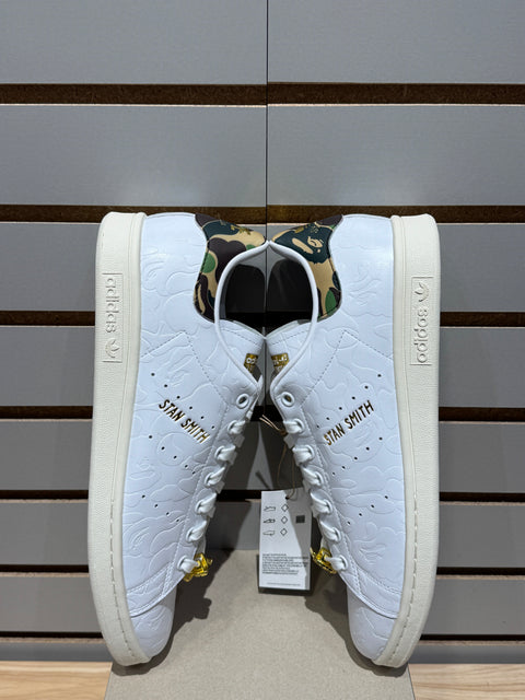 adidas Stan Smith Bape 30th Anniversary White Sz 10