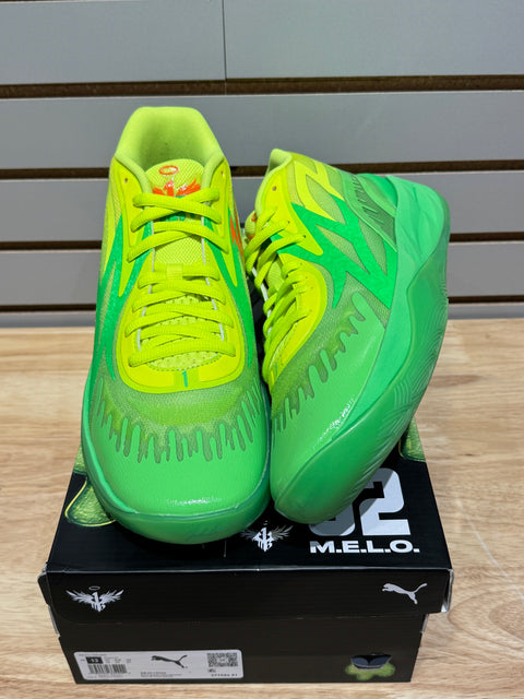 Puma LaMelo Ball MB.02 Nickelodeon Slime Sz 13