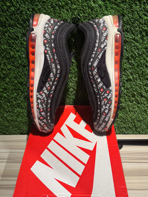 Nike Air Max 97 Just Do It Pack Black Sz 11