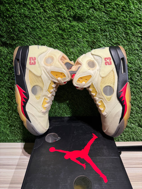 Jordan 5 Retro Off-White Sail Sz 7M