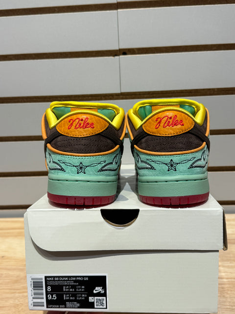 Nike SB Dunk Low Rodeo Tourmaline Sz 8