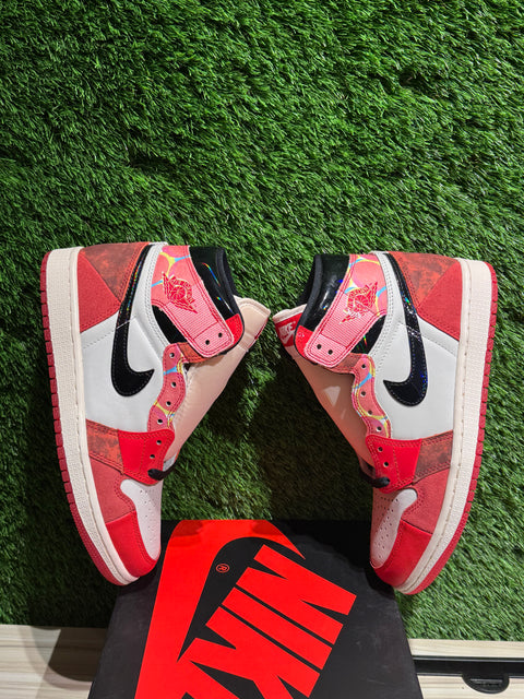 Jordan 1 Retro High OG Spider-Man Across the Spider-Verse Sz 8M