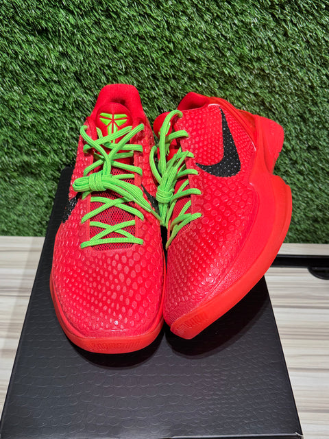 Nike Kobe 6 Protro Reverse Grinch Sz 12