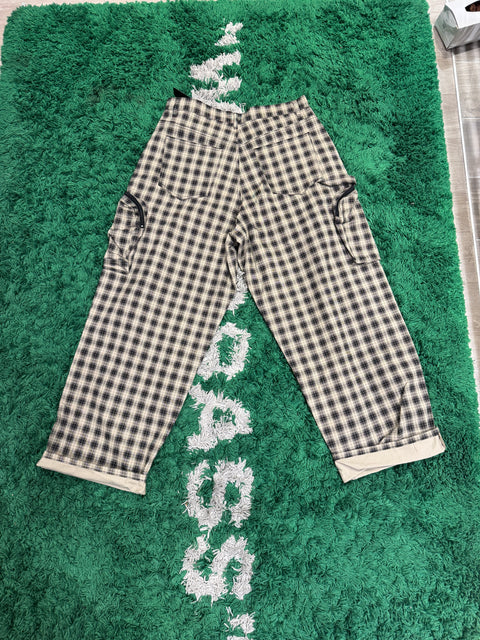 GV Gallery Raspberry Hills Plaid Baggy Pants Sz XL