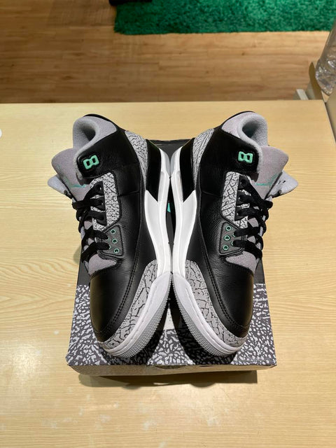 Jordan 3 Retro Green Glow Sz 10.5