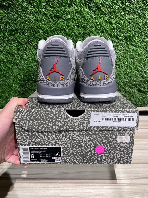 Jordan 3 Retro Cool Grey (2021) Sz 9M