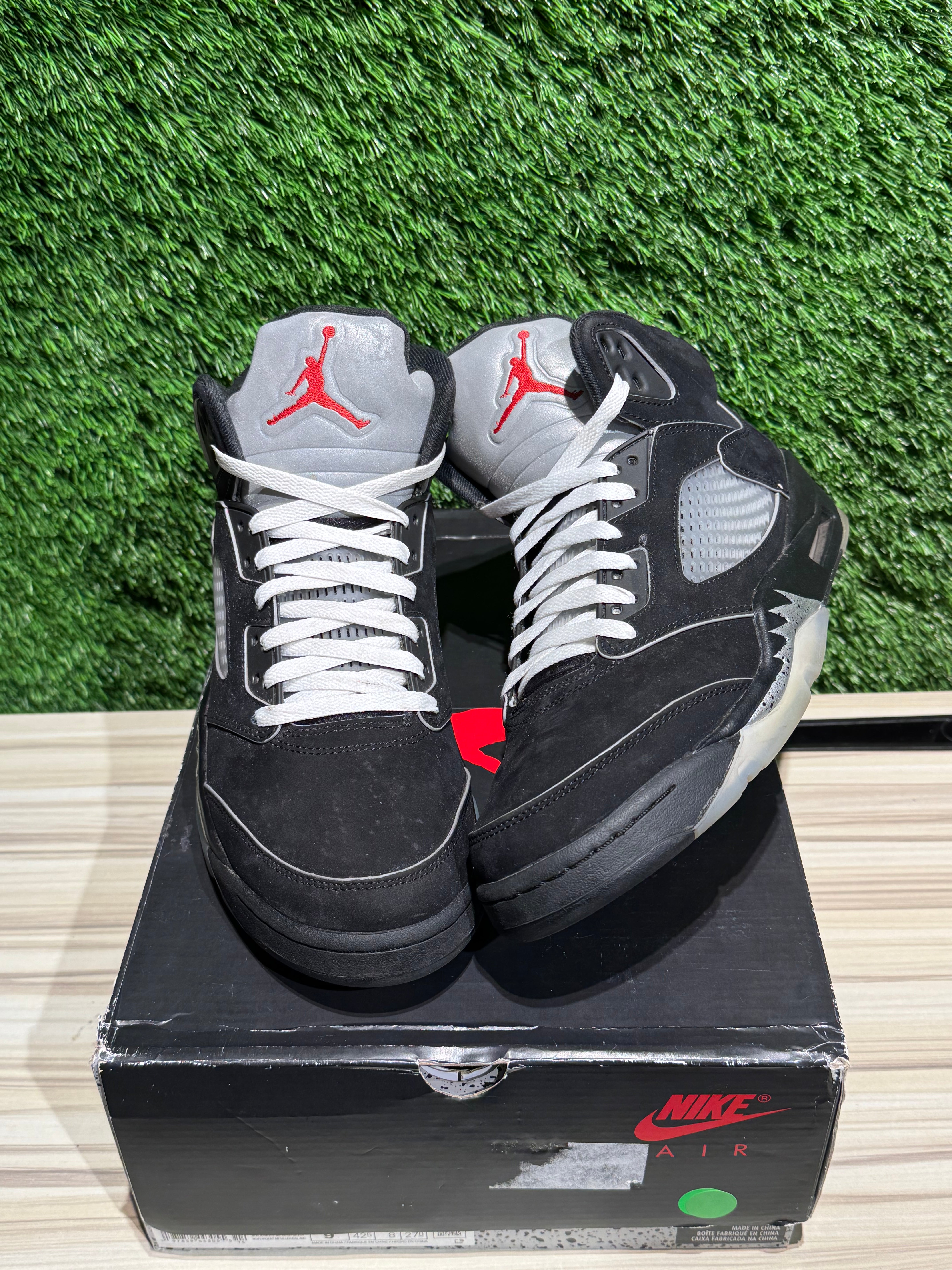 Jordan 5 Retro OG Black Metallic Reimagined Sz 9M – Sneak City