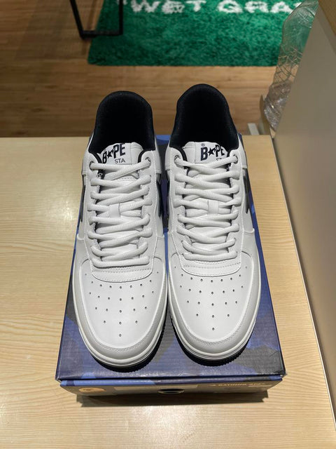 JJJJound White Navy Bape Sta