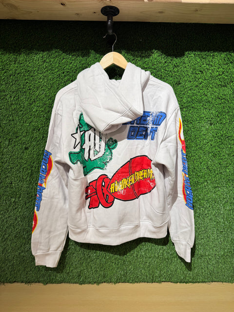 Awoken Dreams Clothing Dept. White Zip Up