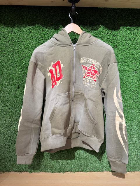 Awoken Dreams Dream Dept. Green Zip Up