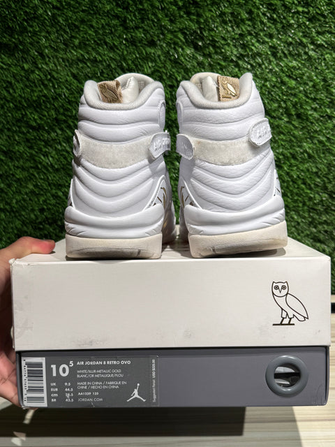 Jordan 8 Retro OVO White Sz 10.5M