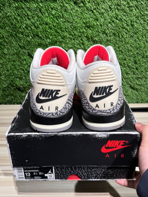 Jordan 3 Retro White Cement Reimagined Sz 13
