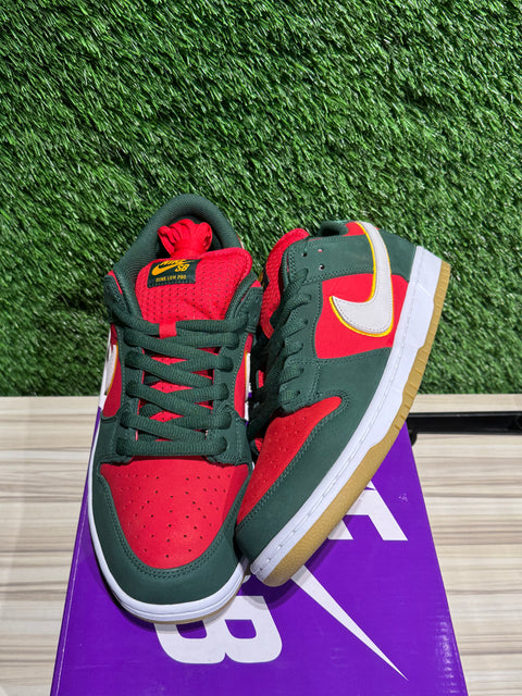 Nike SB Dunk Low Pro PRM Seattle Supersonics Sz 11.5M