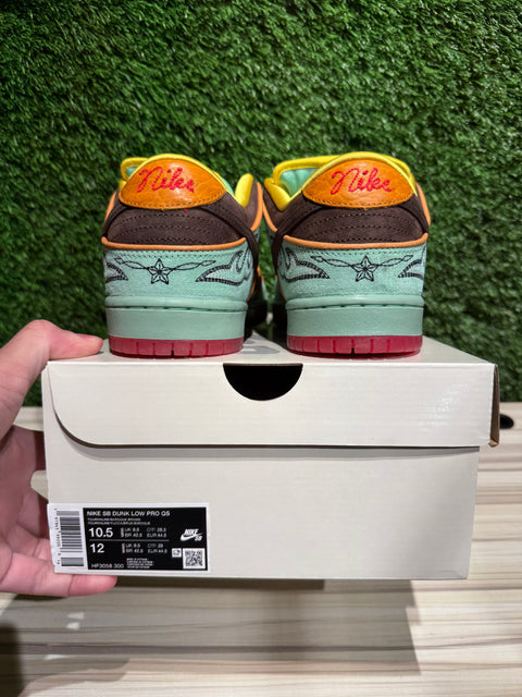 Nike SB Dunk Low Rodeo Tourmaline Sz 10.5M