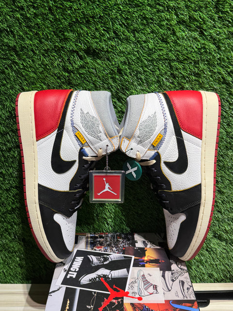 Jordan 1 Retro High Union Los Angeles Black Toe Sz 12M