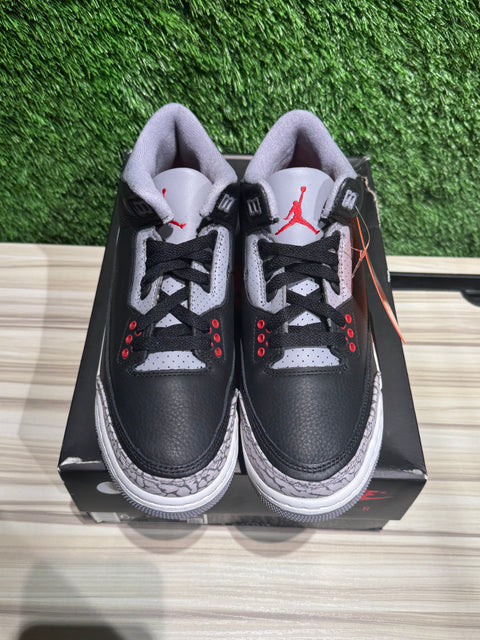 Jordan 3 Retro Black Cement (2024) (GS) Sz 6Y