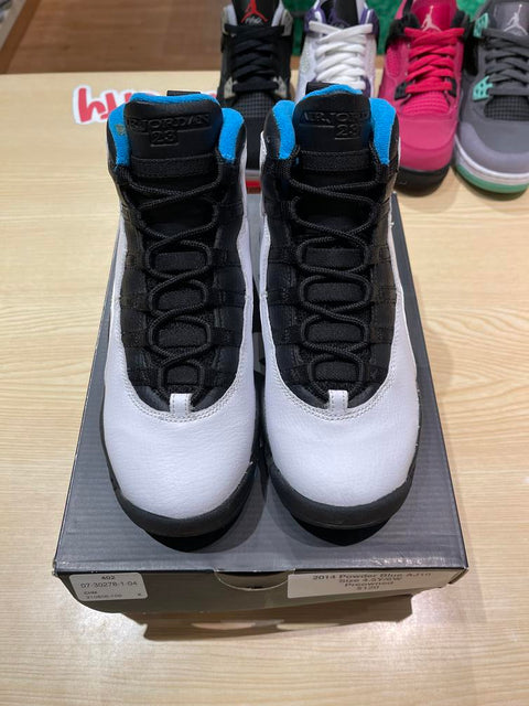 2014 Powder Blue Air Jordan 10 Sz 4.5Y/6W