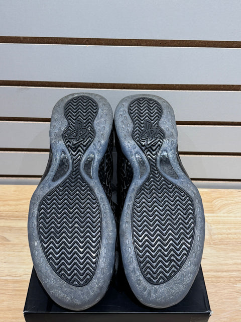 Nike Air Foamposite One All-Over Swoosh Black Sz 11