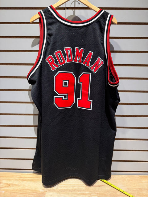 Chicago Bulls Rodman Mitchell & Ness Swingman Jersey Size 2XLT
