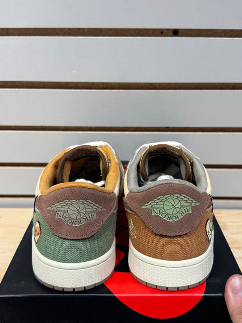 Jordan 1 Retro Low OG Zion Williamson Voodoo Sz 10