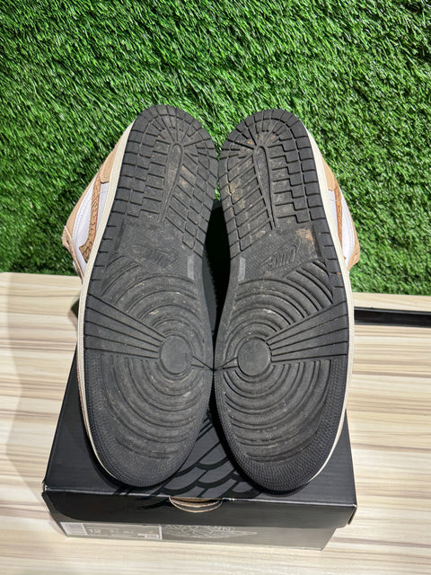 Jordan 1 Low SE Brown Elephant Sz 12M
