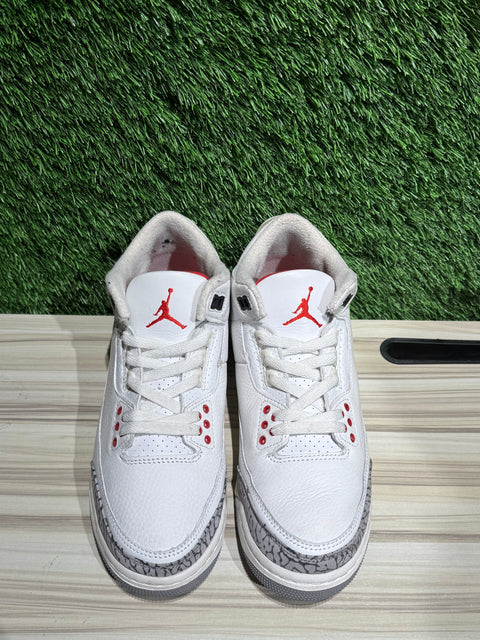 Jordan 3 Retro White Cement Reimagined (GS) Sz 7Y