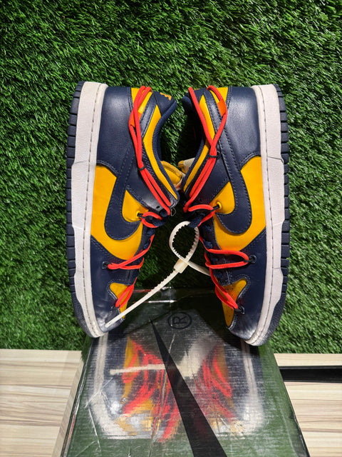 Nike Dunk Low Off-White University Gold Sz 8M