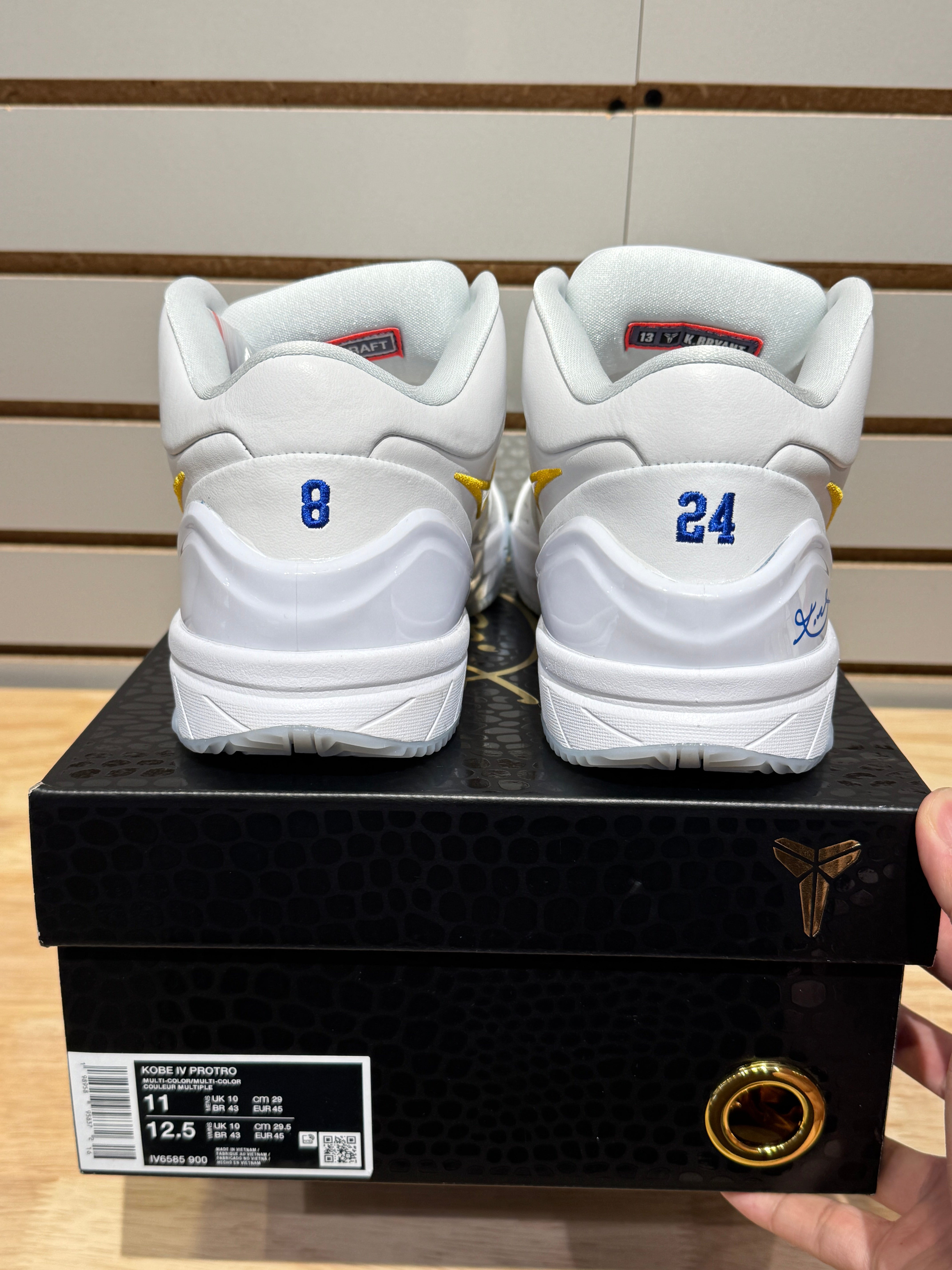 Nike Kobe 4 Protro Draft Day Pack Golden State Warriors (Opened