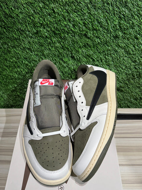 Jordan 1 Retro Low OG SP Travis Scott Medium Olive Sz 11.5