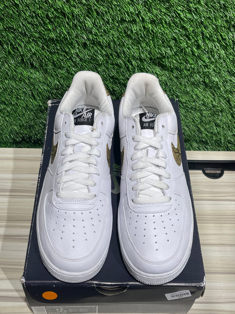 Nike Air Force 1 Low Retro Ivory Snake Sz 9