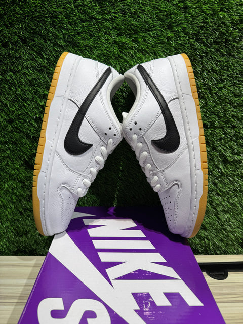 Nike SB Dunk Low Pro White Gum Sz 8.5
