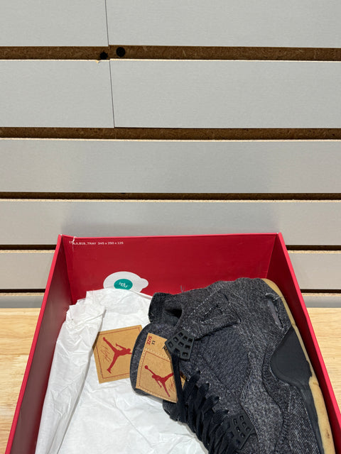 Jordan 4 Retro Levi's Black (Levi's Tag) Sz 11