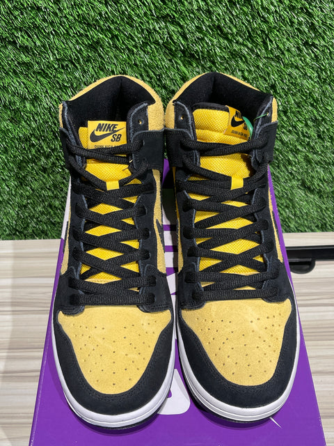 Nike SB Dunk High Pro Reverse Goldenrod Sz 12