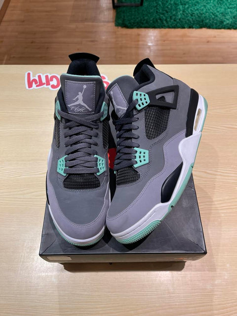 Jordan 4 Retro Green Glow Sz 13