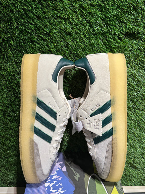 adidas Clarks 8th Street Samba by Ronnie Fieg Chalk White Green Sz 10