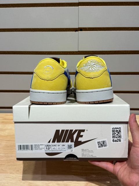 Jordan 1 Retro Low OG SP Travis Scott Canary (Women's) Sz 11