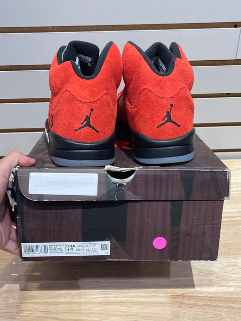 Jordan 5 Retro Raging Bull Red (2021) Sz 15M