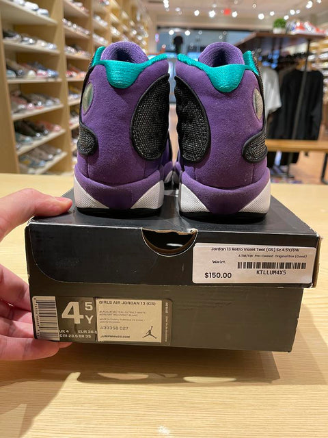 Jordan 13 Retro Violet Teal (GS) Sz 4.5Y/6W