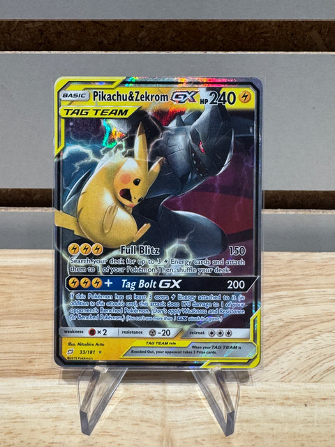 Pikachu & Zekrom GX - Pokemon SM - Team Up (SM9)