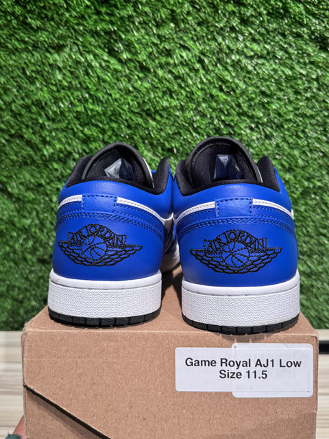 Jordan 1 Low Game Royal Sz 11.5M