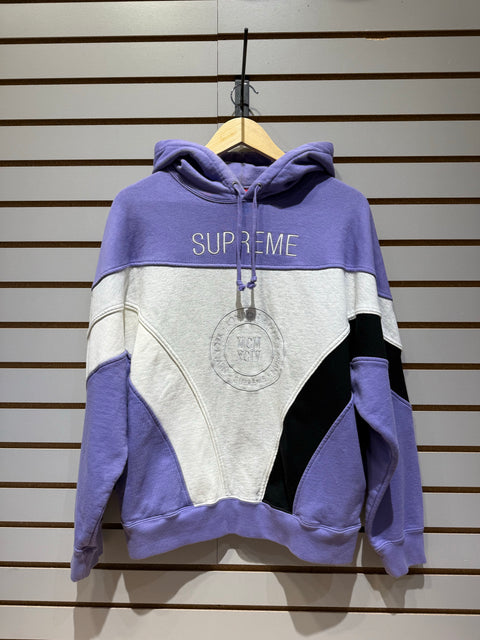 Supreme Milan Hooded Sweatshirt Light Violet Sz Small