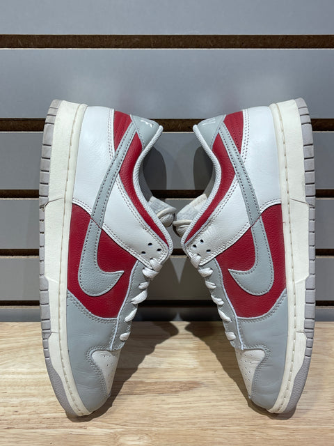 Nike Dunk Low Light Iron Ore Gym Red Sz 10