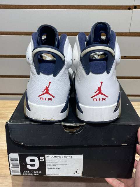 Jordan 6 Retro Olympic London (2012) Sz 9.5