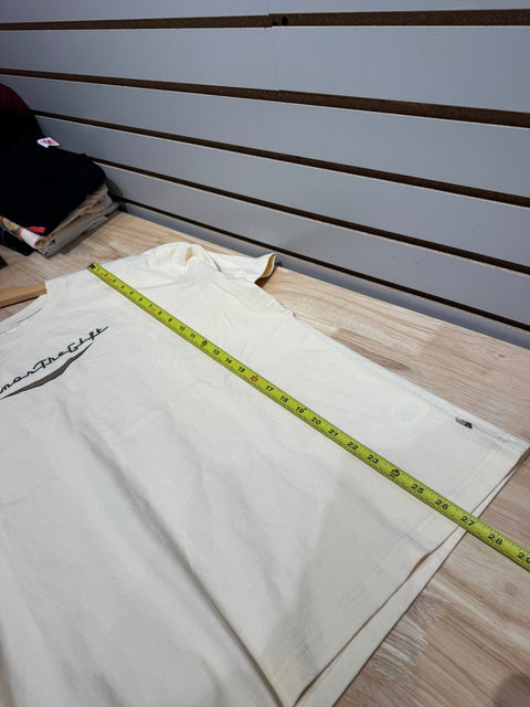Honor The Gift Embroidered Cream Boxy Tee Sz M