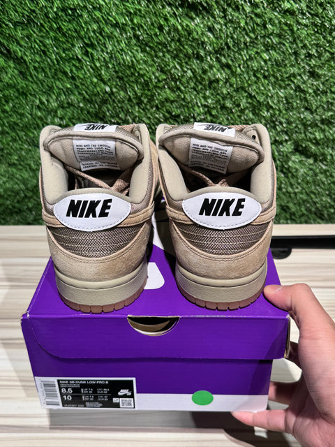 Nike SB Dunk Low Pro B Parachute Beige Sz 8.5M